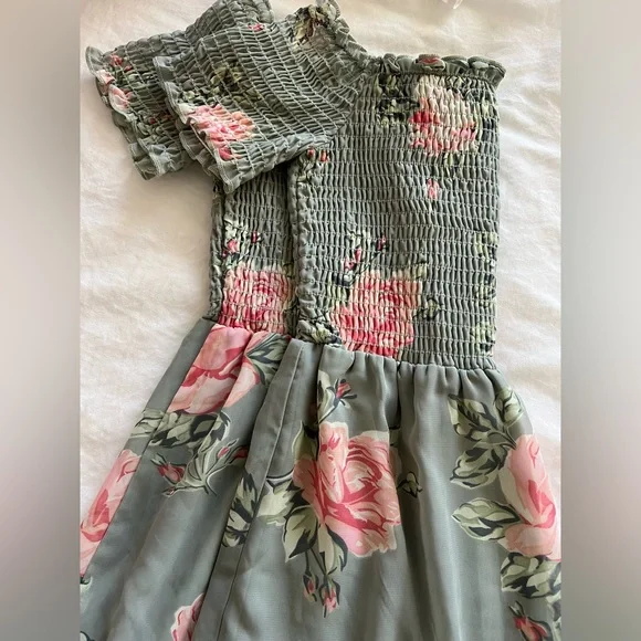 Show Me Your Mumu Dolly Smocked Dress in Sweetheart Sage - Picture 14 of 16
